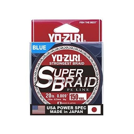 Yo-Zuri Superbraid Line 20Lb 150Yd Blue Boxed YZSB20LBBL150YD